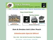 Tablet Screenshot of gumandsmokes.com